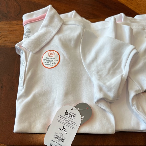 Big Girls Uniform Tops - Picture 2 of 4